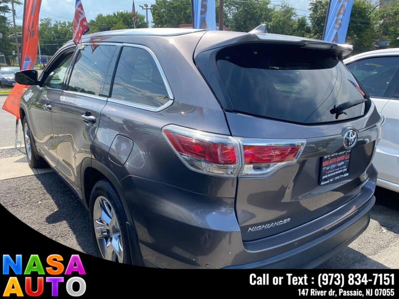 2015 Toyota Highlander AWD Limited 4dr SUV, available for sale in Passaic, New Jersey | Nasa Auto. Passaic, New Jersey 2015 Toyota Highlander AWD Limited 4dr SUV, available for sale in Passaic, New Jersey | Nasa Auto. Passaic, New Jersey