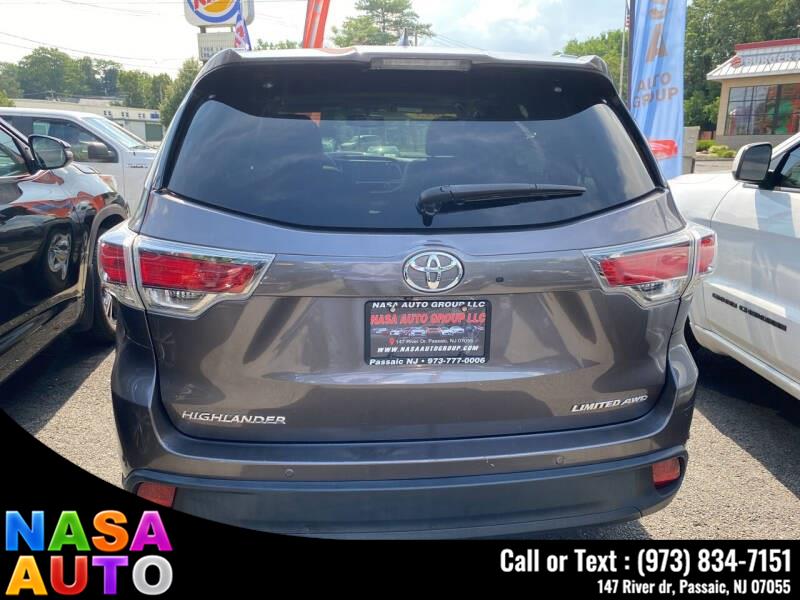 2015 Toyota Highlander AWD Limited 4dr SUV, available for sale in Passaic, New Jersey | Nasa Auto. Passaic, New Jersey 2015 Toyota Highlander AWD Limited 4dr SUV, available for sale in Passaic, New Jersey | Nasa Auto. Passaic, New Jersey