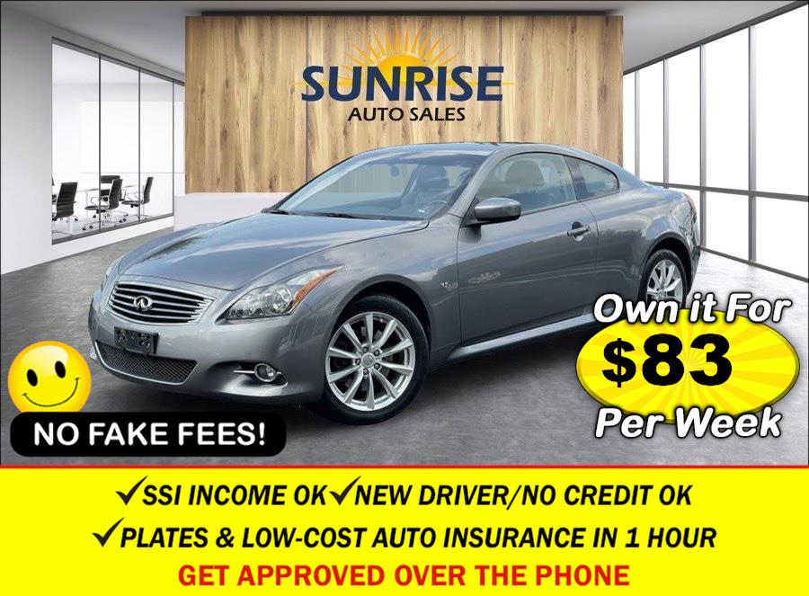 2014 INFINITI Q60 Coupe 2dr Auto AWD, available for sale in Rosedale, New York | Sunrise Auto Sales. Rosedale, New York