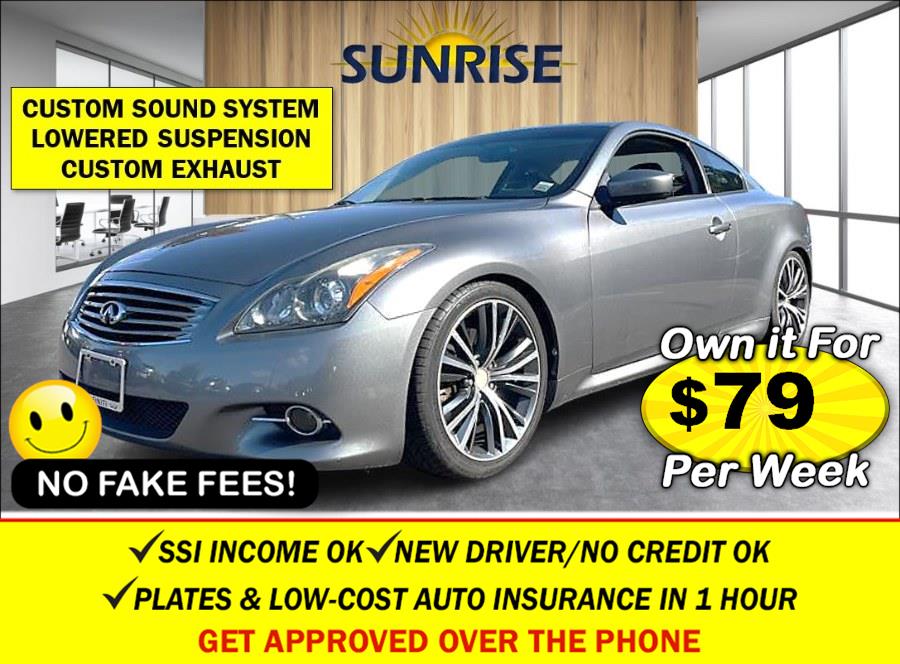 2013 Infiniti G37 Coupe 2dr x . CLEAN CARFAX!!!, available for sale in Rosedale, New York | Sunrise Auto Sales. Rosedale, New York