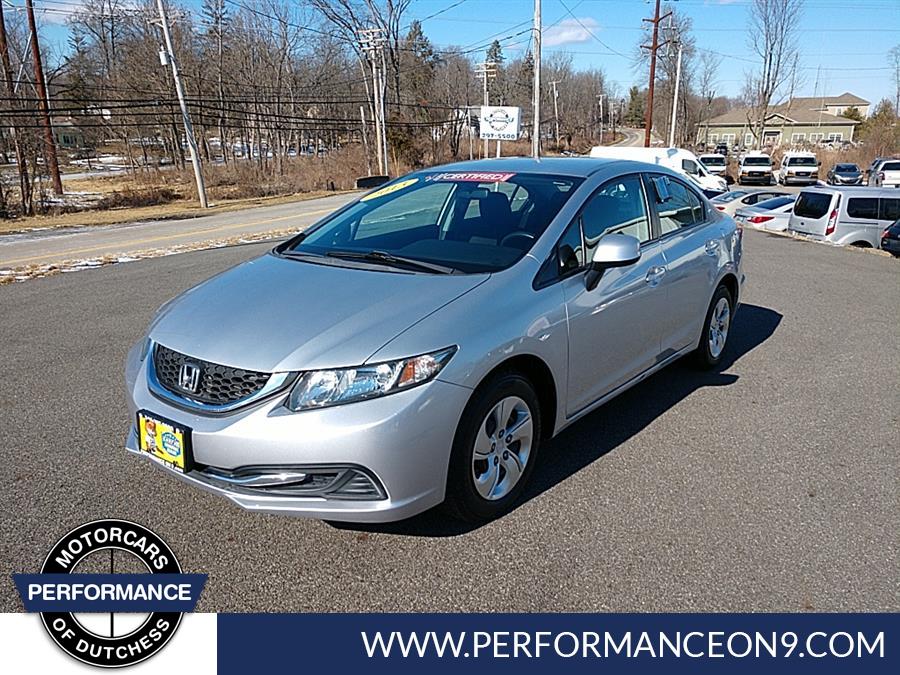 2013 Honda Civic Sdn 4dr Auto LX, available for sale in Wappingers Falls, New York | Performance Motor Cars. Wappingers Falls, New York 2013 Honda Civic Sdn 4dr Auto LX, available for sale in Wappingers Falls, New York | Performance Motor Cars. Wappingers Falls, New York
