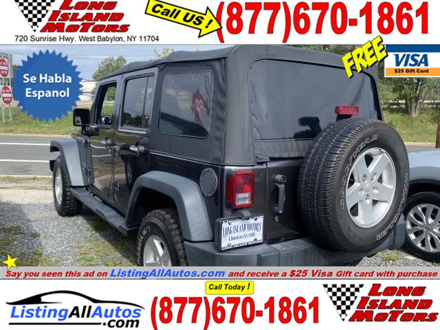 Used Jeep Wrangler Unlimited 4WD 4dr Sport 2016 | www.ListingAllAutos.com. Patchogue, New York