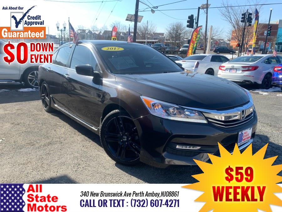 2017 Honda Accord Sedan Sport CVT, available for sale in Perth Amboy, New Jersey | All State Motor Inc. Perth Amboy, New Jersey 2017 Honda Accord Sedan Sport CVT, available for sale in Perth Amboy, New Jersey | All State Motor Inc. Perth Amboy, New Jersey