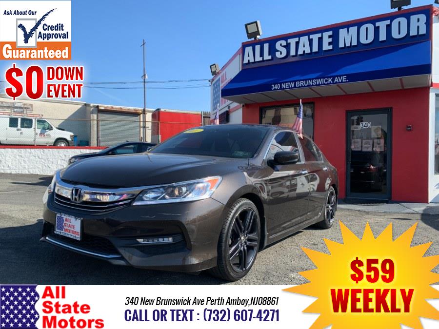 2017 Honda Accord Sedan Sport CVT, available for sale in Perth Amboy, New Jersey | All State Motor Inc. Perth Amboy, New Jersey 2017 Honda Accord Sedan Sport CVT, available for sale in Perth Amboy, New Jersey | All State Motor Inc. Perth Amboy, New Jersey