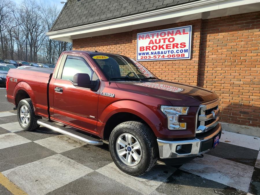 2016 Ford F-150 4WD Reg Cab XLT, available for sale in Waterbury, Connecticut | National Auto Brokers, Inc.. Waterbury, Connecticut 2016 Ford F-150 4WD Reg Cab XLT, available for sale in Waterbury, Connecticut | National Auto Brokers, Inc.. Waterbury, Connecticut