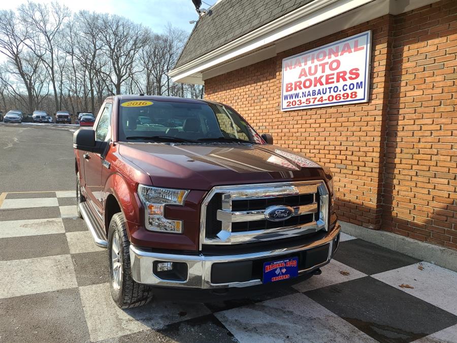 2016 Ford F-150 4WD Reg Cab XLT, available for sale in Waterbury, Connecticut | National Auto Brokers, Inc.. Waterbury, Connecticut