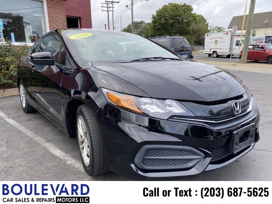 2014 Honda Civic Coupe 2D LX 1.8L I4 Auto, available for sale in New Haven, Connecticut | Boulevard Motors LLC. New Haven, Connecticut