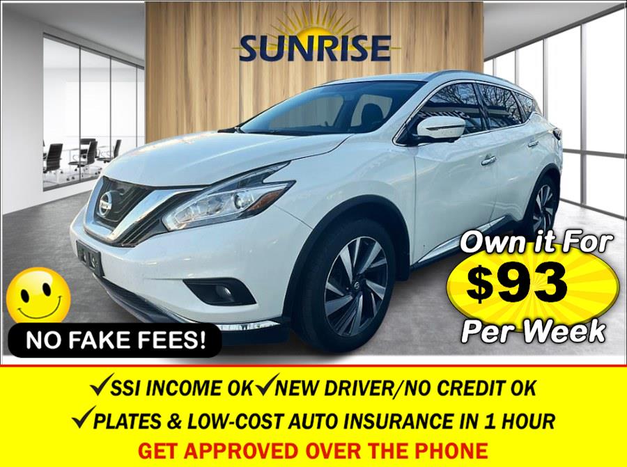 2016 Nissan Murano PLATINUM. LOW MILES!, available for sale in Rosedale, New York | Sunrise Auto Sales. Rosedale, New York