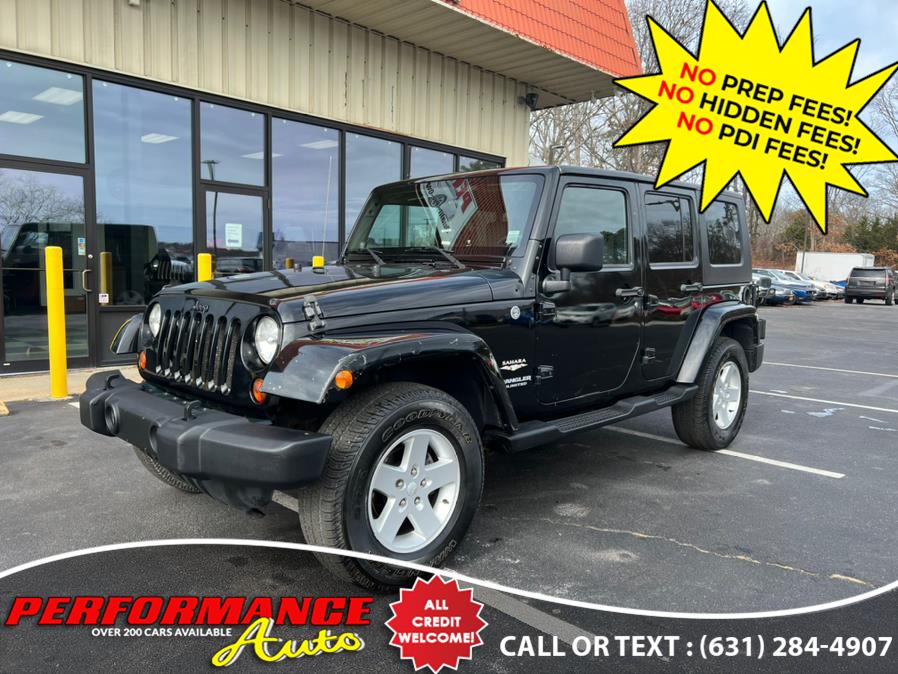 2010 Jeep Wrangler Unlimited 4WD 4dr Sahara, available for sale in Bohemia, New York | Performance Auto Inc. Bohemia, New York 2010 Jeep Wrangler Unlimited 4WD 4dr Sahara, available for sale in Bohemia, New York | Performance Auto Inc. Bohemia, New York