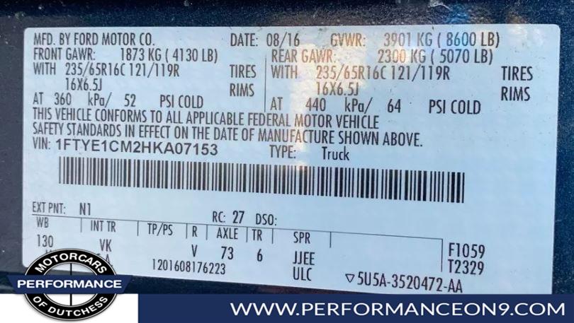 2017 Ford Transit Van T-150 130" Med Rf 8600 GVWR Sliding RH Dr, available for sale in Wappingers Falls, New York | Performance Motor Cars. Wappingers Falls, New York 2017 Ford Transit Van T-150 130" Med Rf 8600 GVWR Sliding RH Dr, available for sale in Wappingers Falls, New York | Performance Motor Cars. Wappingers Falls, New York