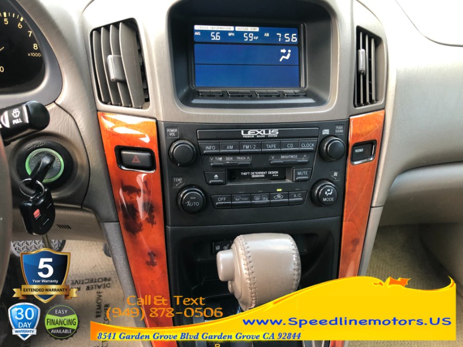 Used Lexus RX 300 4dr SUV 4WD 2001 | Speedline Motors. Garden Grove, California Used Lexus RX 300 4dr SUV 4WD 2001 | Speedline Motors. Garden Grove, California