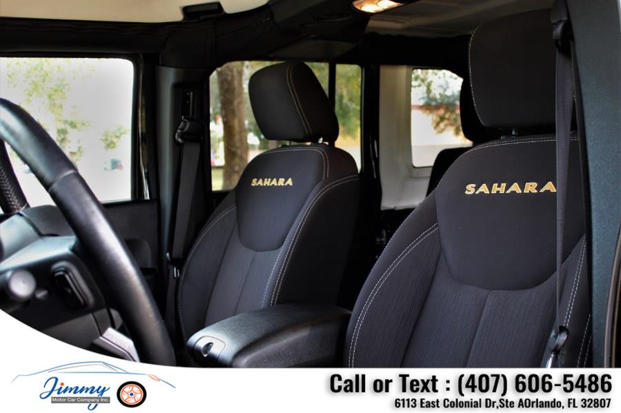 Used Jeep Wrangler Unlimited 4WD 4dr Sahara 2015 | Jimmy Motor Car Company Inc. Orlando, Florida Used Jeep Wrangler Unlimited 4WD 4dr Sahara 2015 | Jimmy Motor Car Company Inc. Orlando, Florida