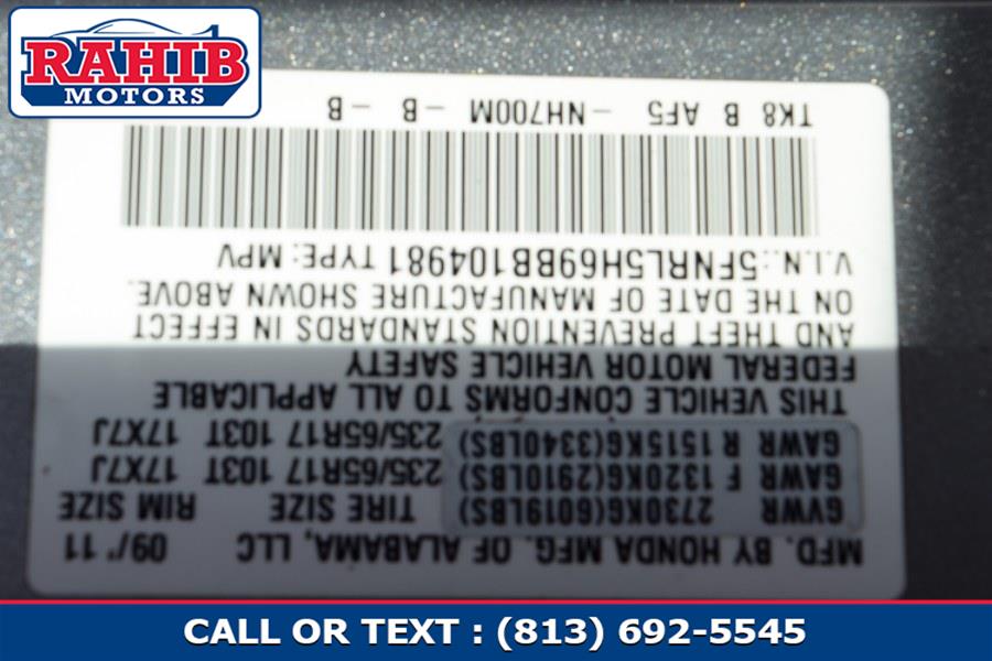 2011 Honda Odyssey 5dr EX-L w/Navi, available for sale in Winter Park, Florida | Rahib Motors. Winter Park, Florida 2011 Honda Odyssey 5dr EX-L w/Navi, available for sale in Winter Park, Florida | Rahib Motors. Winter Park, Florida
