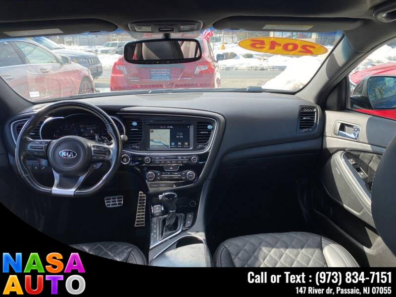 2015 Kia Optima 4dr Sdn SX Turbo, available for sale in Passaic, New Jersey | Nasa Auto. Passaic, New Jersey 2015 Kia Optima 4dr Sdn SX Turbo, available for sale in Passaic, New Jersey | Nasa Auto. Passaic, New Jersey