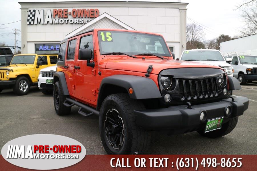 Used Jeep Wrangler Unlimited 4WD 4dr Sport 2015 | M & A Motors. Huntington Station, New York