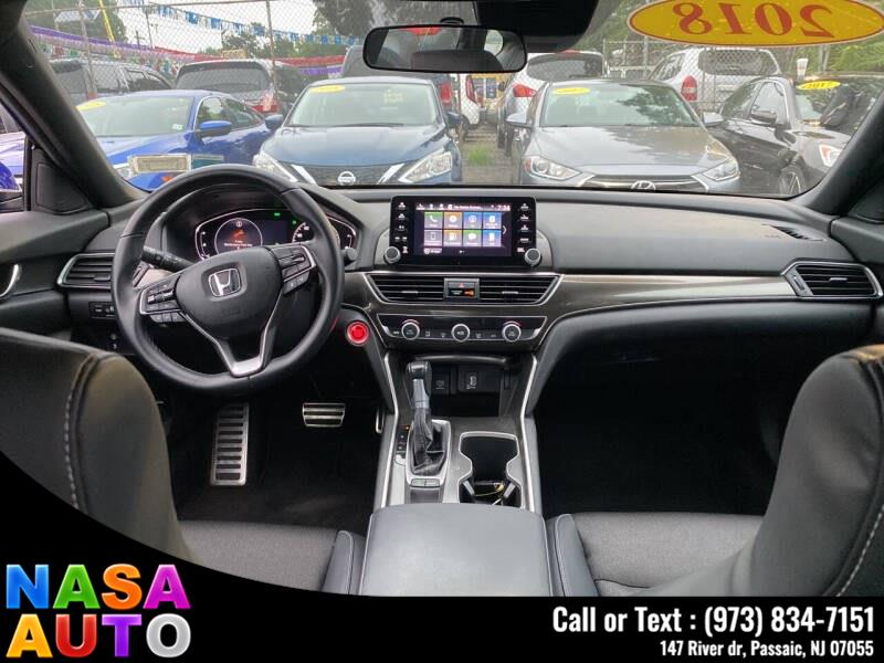 2018 Honda Accord Sedan Sport 1.5T CVT, available for sale in Passaic, New Jersey | Nasa Auto. Passaic, New Jersey 2018 Honda Accord Sedan Sport 1.5T CVT, available for sale in Passaic, New Jersey | Nasa Auto. Passaic, New Jersey