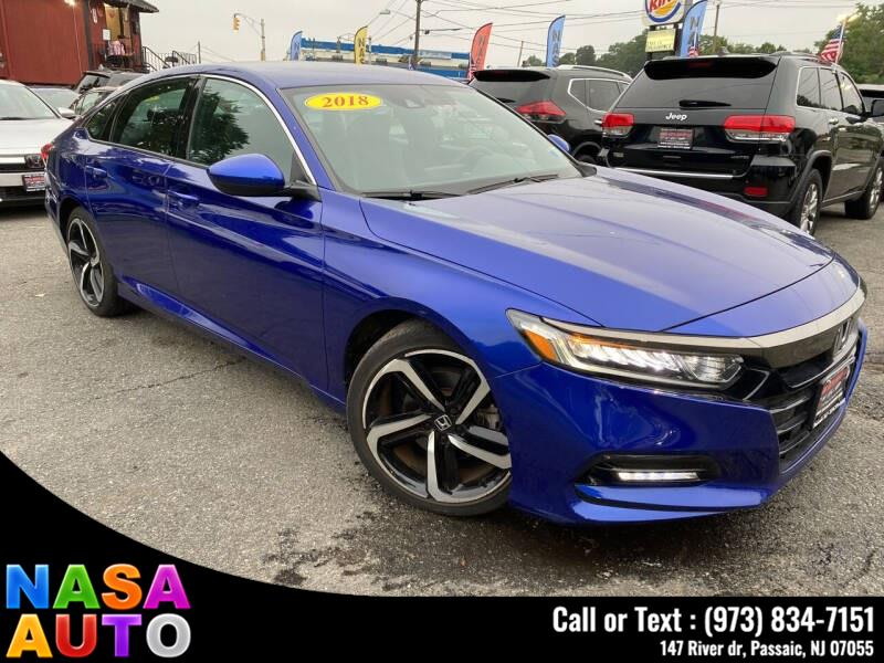 2018 Honda Accord Sedan Sport 1.5T CVT, available for sale in Passaic, New Jersey | Nasa Auto. Passaic, New Jersey 2018 Honda Accord Sedan Sport 1.5T CVT, available for sale in Passaic, New Jersey | Nasa Auto. Passaic, New Jersey