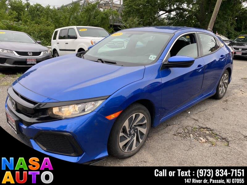 2018 Honda Civic Hatchback LX CVT, available for sale in Passaic, New Jersey | Nasa Auto. Passaic, New Jersey 2018 Honda Civic Hatchback LX CVT, available for sale in Passaic, New Jersey | Nasa Auto. Passaic, New Jersey
