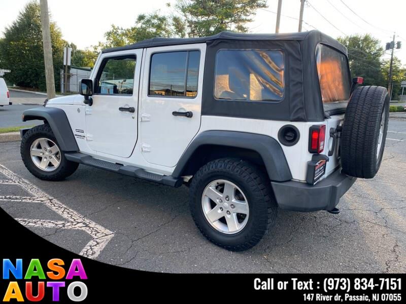 2014 Jeep Wrangler Unlimited 4WD 4dr Sport, available for sale in Passaic, New Jersey | Nasa Auto. Passaic, New Jersey 2014 Jeep Wrangler Unlimited 4WD 4dr Sport, available for sale in Passaic, New Jersey | Nasa Auto. Passaic, New Jersey