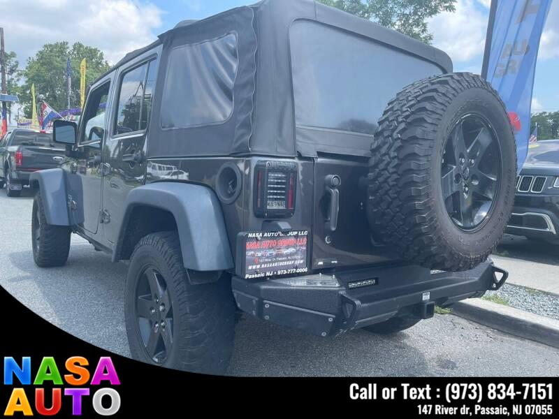 2014 Jeep Wrangler Unlimited 4WD 4dr Sport, available for sale in Passaic, New Jersey | Nasa Auto. Passaic, New Jersey 2014 Jeep Wrangler Unlimited 4WD 4dr Sport, available for sale in Passaic, New Jersey | Nasa Auto. Passaic, New Jersey