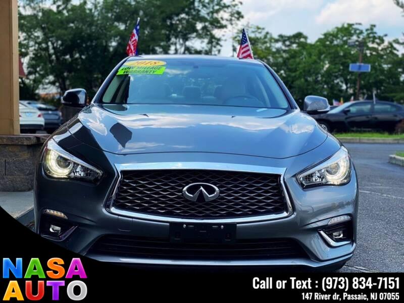 Used INFINITI Q50 3.0t LUXE RWD 2018 | Nasa Auto. Passaic, New Jersey