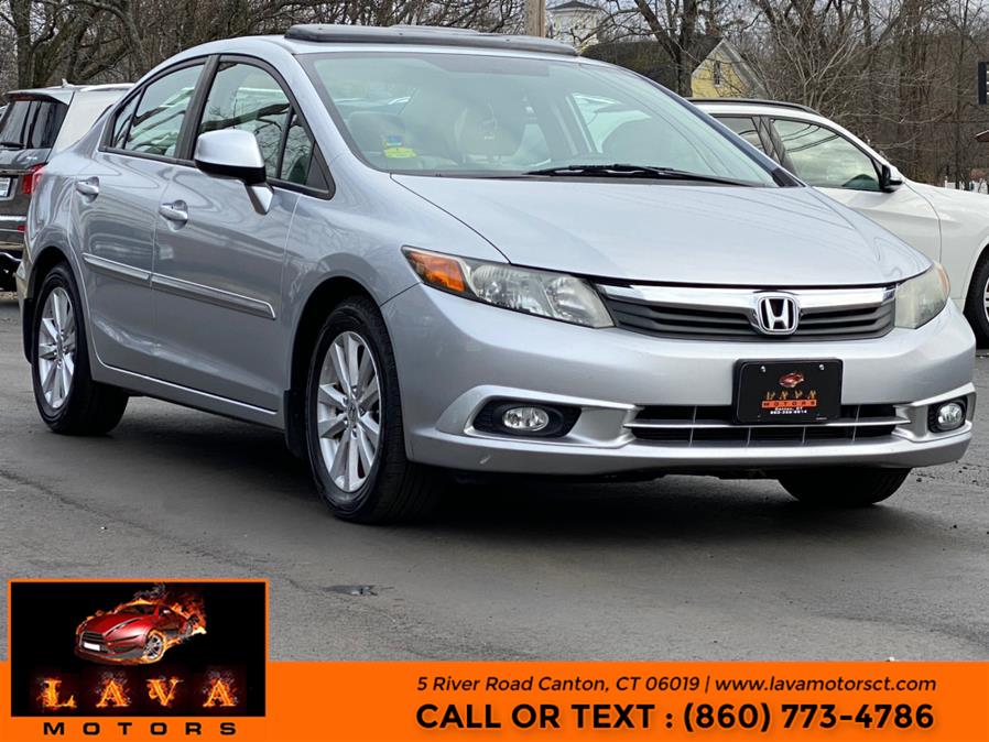 Used Honda Civic Sdn 4dr Auto EX-L 2012 | Lava Motors. Canton, Connecticut Used Honda Civic Sdn 4dr Auto EX-L 2012 | Lava Motors. Canton, Connecticut