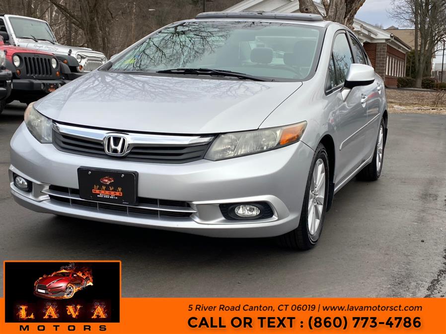 Used Honda Civic Sdn 4dr Auto EX-L 2012 | Lava Motors. Canton, Connecticut Used Honda Civic Sdn 4dr Auto EX-L 2012 | Lava Motors. Canton, Connecticut