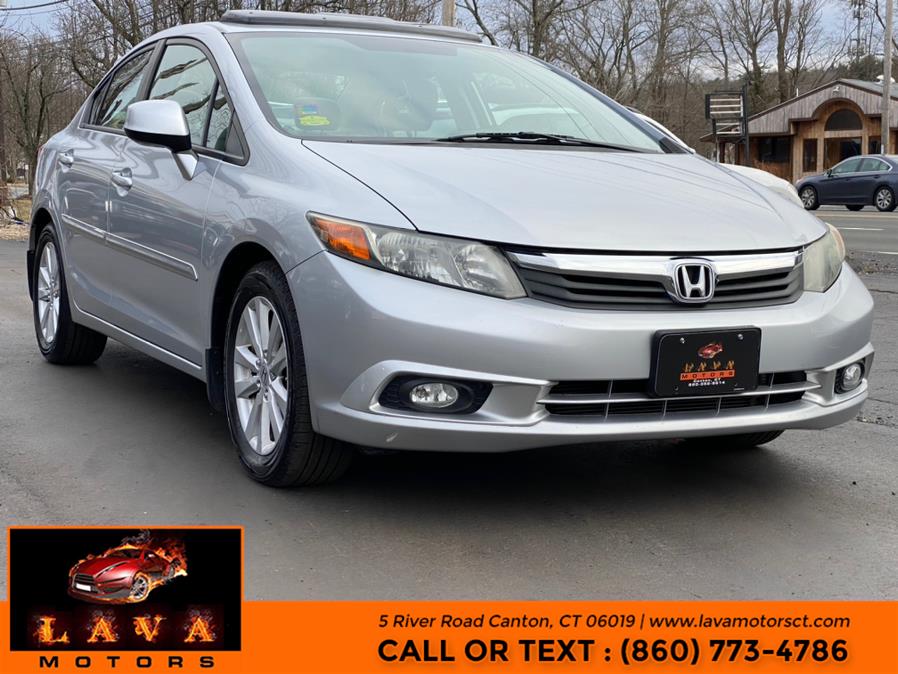 Used Honda Civic Sdn 4dr Auto EX-L 2012 | Lava Motors. Canton, Connecticut Used Honda Civic Sdn 4dr Auto EX-L 2012 | Lava Motors. Canton, Connecticut