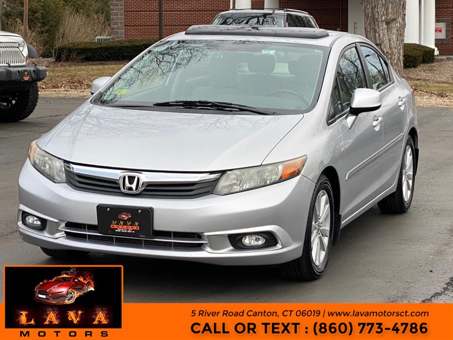 Used Honda Civic Sdn 4dr Auto EX-L 2012 | Lava Motors. Canton, Connecticut Used Honda Civic Sdn 4dr Auto EX-L 2012 | Lava Motors. Canton, Connecticut