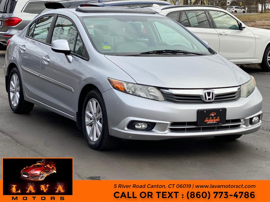 Used Honda Civic Sdn 4dr Auto EX-L 2012 | Lava Motors. Canton, Connecticut Used Honda Civic Sdn 4dr Auto EX-L 2012 | Lava Motors. Canton, Connecticut