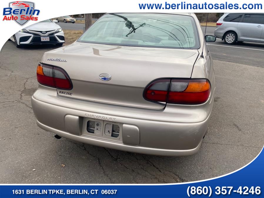 2000 Chevrolet Malibu 4dr Sdn, available for sale in Berlin, Connecticut | Berlin Auto Sales LLC. Berlin, Connecticut 2000 Chevrolet Malibu 4dr Sdn, available for sale in Berlin, Connecticut | Berlin Auto Sales LLC. Berlin, Connecticut
