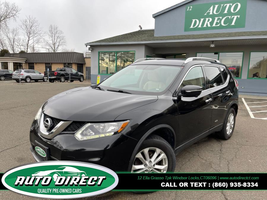2016 Nissan Rogue AWD 4dr SV, available for sale in Windsor Locks, Connecticut | Auto Direct LLC. Windsor Locks, Connecticut