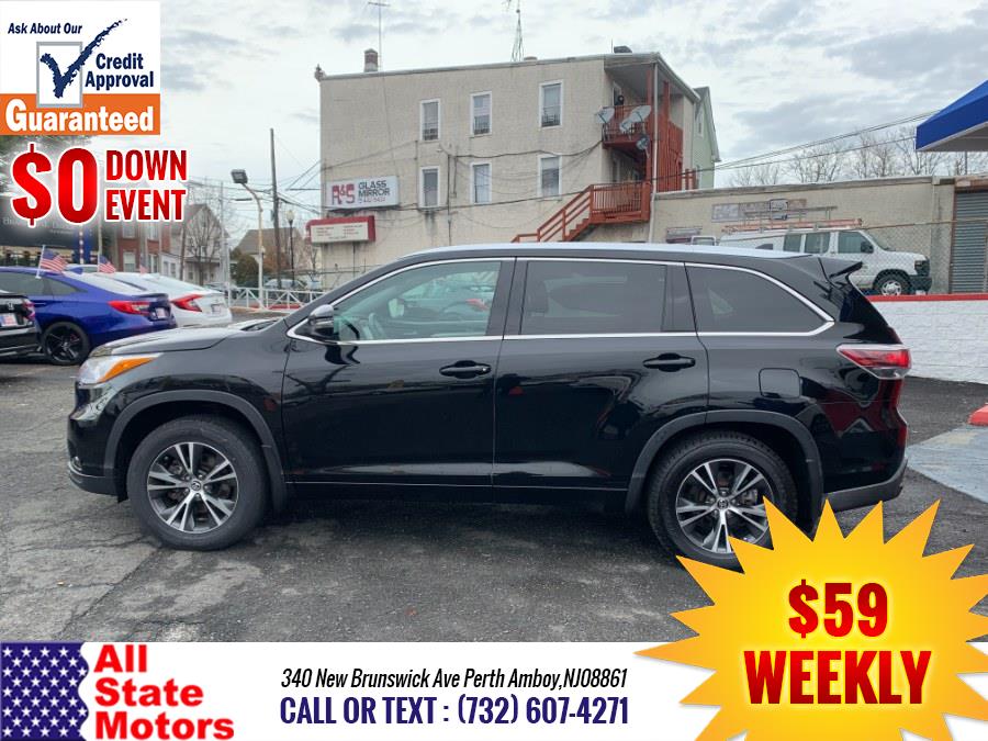 2016 Toyota Highlander AWD 4dr V6 XLE (Natl), available for sale in Perth Amboy, New Jersey | All State Motor Inc. Perth Amboy, New Jersey 2016 Toyota Highlander AWD 4dr V6 XLE (Natl), available for sale in Perth Amboy, New Jersey | All State Motor Inc. Perth Amboy, New Jersey