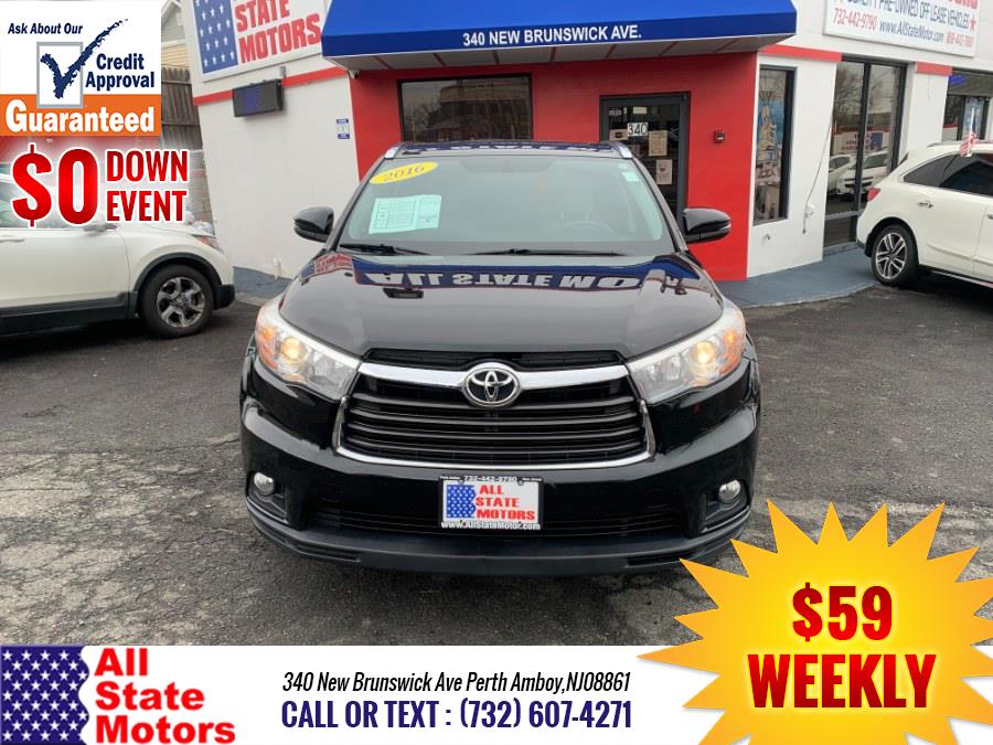 2016 Toyota Highlander AWD 4dr V6 XLE (Natl), available for sale in Perth Amboy, New Jersey | All State Motor Inc. Perth Amboy, New Jersey 2016 Toyota Highlander AWD 4dr V6 XLE (Natl), available for sale in Perth Amboy, New Jersey | All State Motor Inc. Perth Amboy, New Jersey