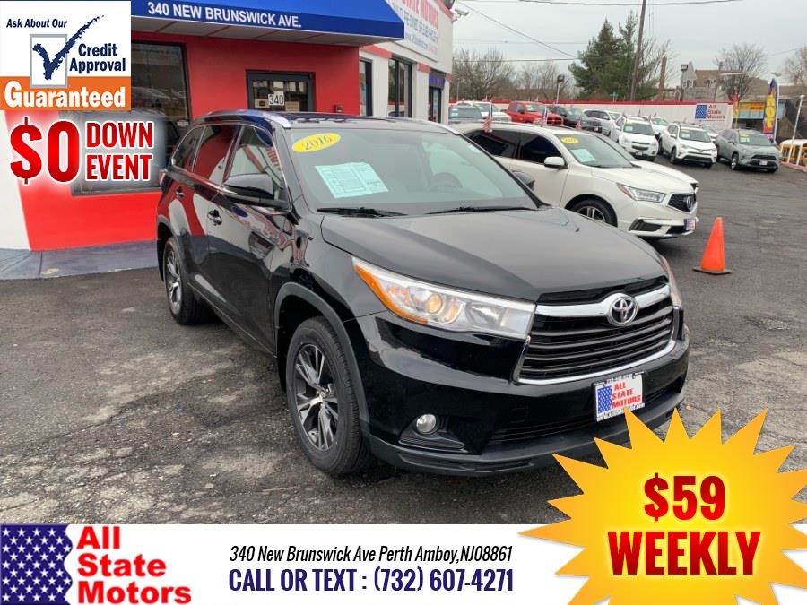 2016 Toyota Highlander AWD 4dr V6 XLE (Natl), available for sale in Perth Amboy, New Jersey | All State Motor Inc. Perth Amboy, New Jersey 2016 Toyota Highlander AWD 4dr V6 XLE (Natl), available for sale in Perth Amboy, New Jersey | All State Motor Inc. Perth Amboy, New Jersey