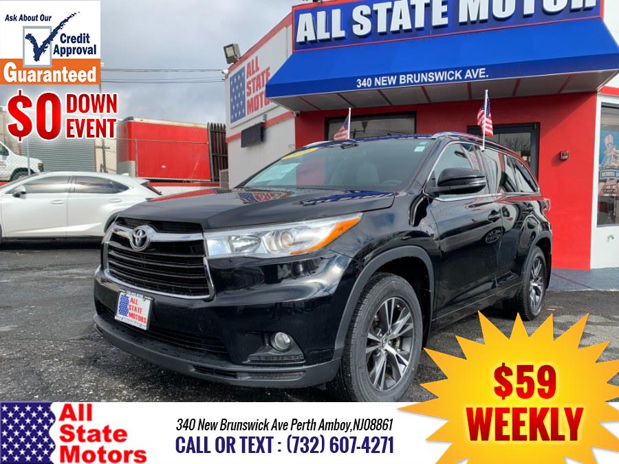 2016 Toyota Highlander AWD 4dr V6 XLE (Natl), available for sale in Perth Amboy, New Jersey | All State Motor Inc. Perth Amboy, New Jersey 2016 Toyota Highlander AWD 4dr V6 XLE (Natl), available for sale in Perth Amboy, New Jersey | All State Motor Inc. Perth Amboy, New Jersey