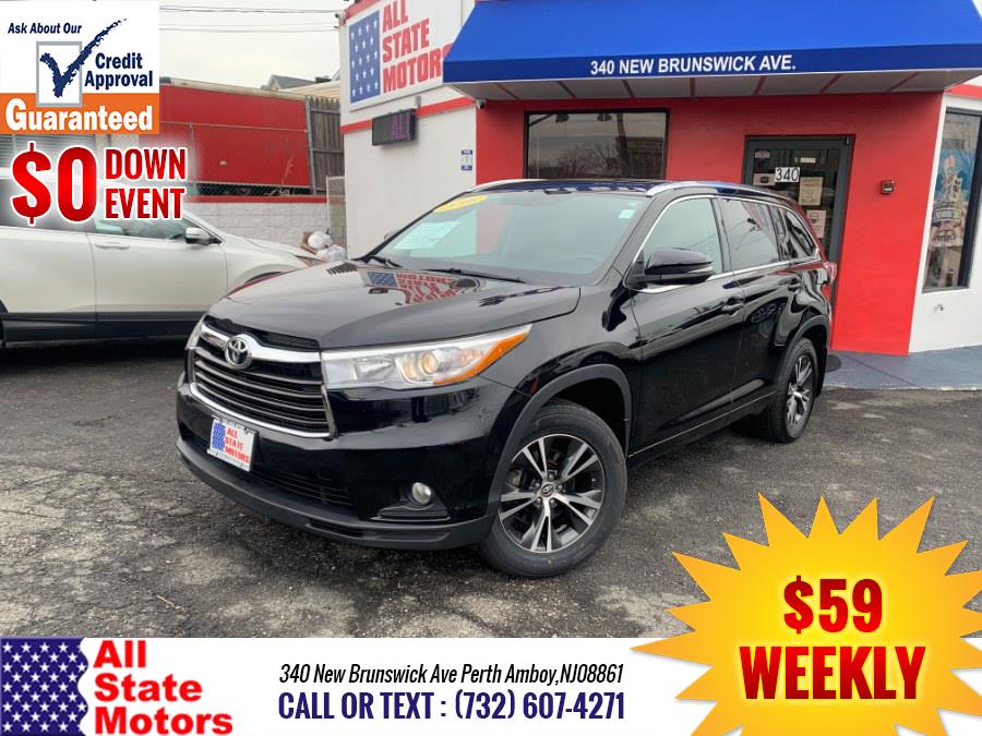 2016 Toyota Highlander AWD 4dr V6 XLE (Natl), available for sale in Perth Amboy, New Jersey | All State Motor Inc. Perth Amboy, New Jersey 2016 Toyota Highlander AWD 4dr V6 XLE (Natl), available for sale in Perth Amboy, New Jersey | All State Motor Inc. Perth Amboy, New Jersey