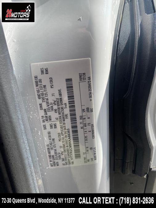 2019 Ford Transit Van T-250 148" Med Rf 9000 GVWR Sliding RH Dr, available for sale in Woodside, New York | 26 Motors Queens. Woodside, New York 2019 Ford Transit Van T-250 148" Med Rf 9000 GVWR Sliding RH Dr, available for sale in Woodside, New York | 26 Motors Queens. Woodside, New York