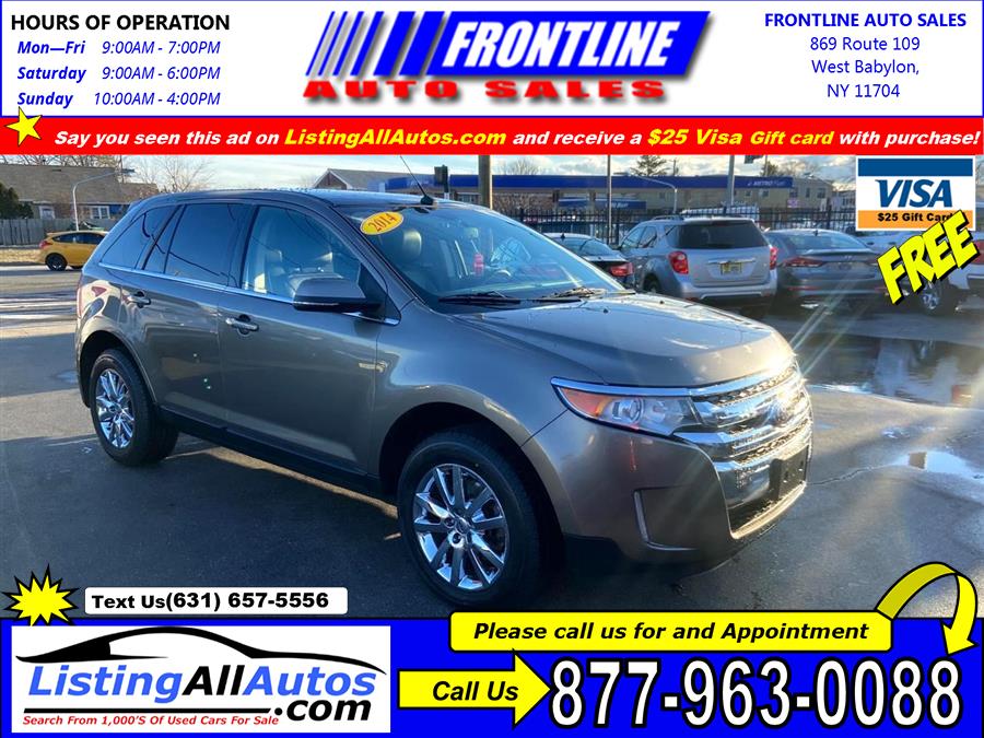 Used Ford Edge 4dr Limited AWD 2014 | www.ListingAllAutos.com. Patchogue, New York