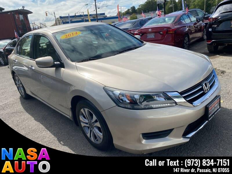 2014 Honda Accord Sedan 4dr I4 CVT LX, available for sale in Passaic, New Jersey | Nasa Auto. Passaic, New Jersey 2014 Honda Accord Sedan 4dr I4 CVT LX, available for sale in Passaic, New Jersey | Nasa Auto. Passaic, New Jersey