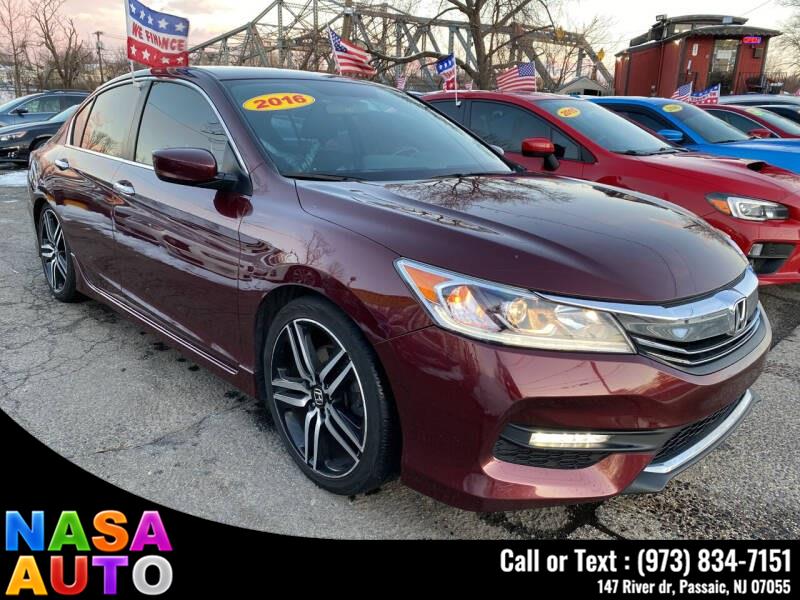 2016 Honda Accord Sedan 4dr I4 CVT Sport, available for sale in Passaic, New Jersey | Nasa Auto. Passaic, New Jersey 2016 Honda Accord Sedan 4dr I4 CVT Sport, available for sale in Passaic, New Jersey | Nasa Auto. Passaic, New Jersey