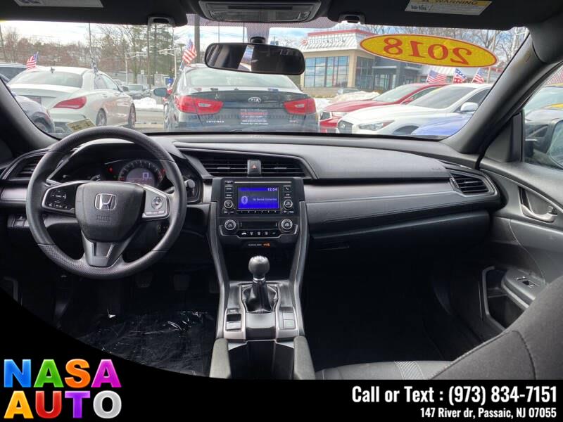 2018 Honda Civic Hatchback LX Manual, available for sale in Passaic, New Jersey | Nasa Auto. Passaic, New Jersey 2018 Honda Civic Hatchback LX Manual, available for sale in Passaic, New Jersey | Nasa Auto. Passaic, New Jersey