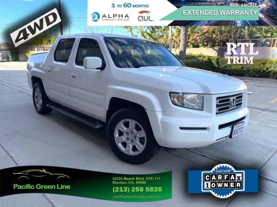 2006 Honda Ridgeline RTL AT with MOONROOF & NAVI, available for sale in Lake Forest, California | Pacific Green Line. Lake Forest, California 2006 Honda Ridgeline RTL AT with MOONROOF & NAVI, available for sale in Lake Forest, California | Pacific Green Line. Lake Forest, California