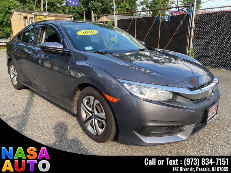 2016 Honda Civic Sedan 4dr CVT LX, available for sale in Passaic, New Jersey | Nasa Auto. Passaic, New Jersey 2016 Honda Civic Sedan 4dr CVT LX, available for sale in Passaic, New Jersey | Nasa Auto. Passaic, New Jersey