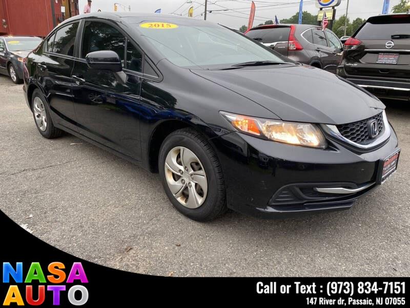 2015 Honda Civic Sedan 4dr CVT LX, available for sale in Passaic, New Jersey | Nasa Auto. Passaic, New Jersey 2015 Honda Civic Sedan 4dr CVT LX, available for sale in Passaic, New Jersey | Nasa Auto. Passaic, New Jersey