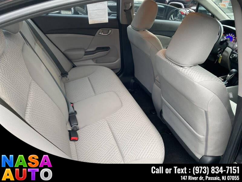 2015 Honda Civic Sedan 4dr CVT LX, available for sale in Passaic, New Jersey | Nasa Auto. Passaic, New Jersey 2015 Honda Civic Sedan 4dr CVT LX, available for sale in Passaic, New Jersey | Nasa Auto. Passaic, New Jersey