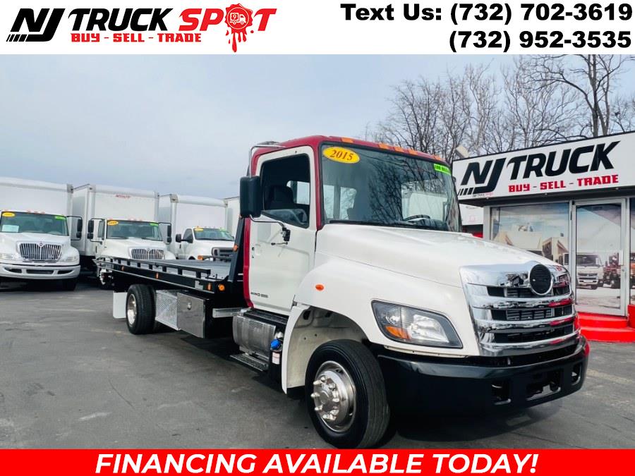 2015 HINO 268 ROLLBACK TOW TRUCK + FLAT BED + NO CDL, available for sale in South Amboy, New Jersey | NJ Truck Spot. South Amboy, New Jersey