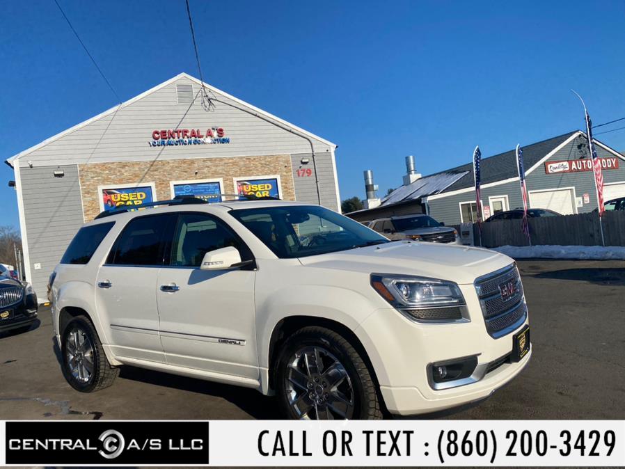 2014 GMC Acadia AWD 4dr Denali, available for sale in East Windsor, Connecticut | Central A/S LLC. East Windsor, Connecticut 2014 GMC Acadia AWD 4dr Denali, available for sale in East Windsor, Connecticut | Central A/S LLC. East Windsor, Connecticut