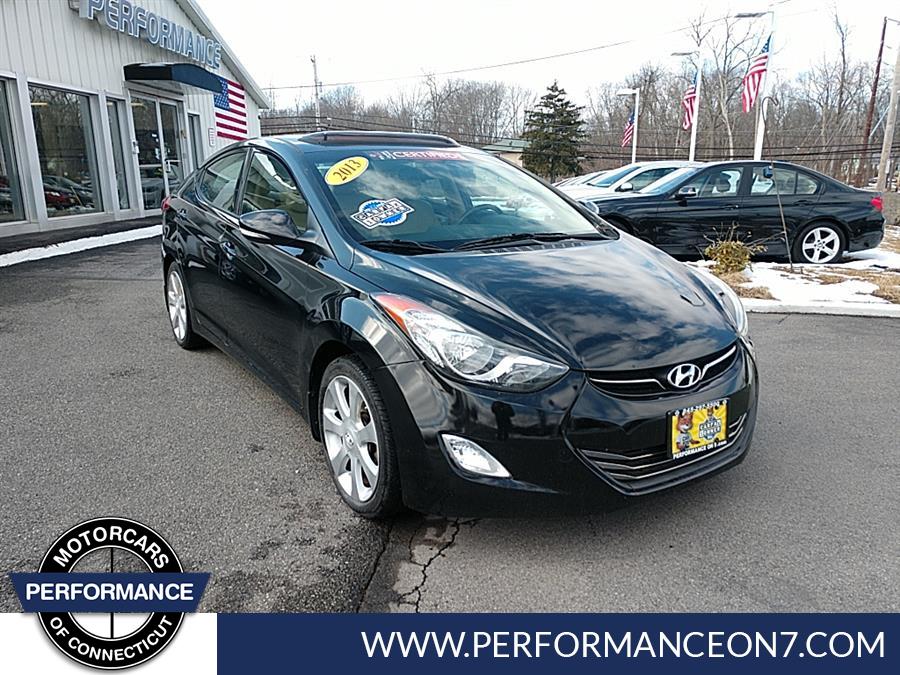 2013 Hyundai Elantra 4dr Sdn Auto GLS PZEV (Alabama Plant), available for sale in Wilton, Connecticut | Performance Motor Cars Of Connecticut LLC. Wilton, Connecticut