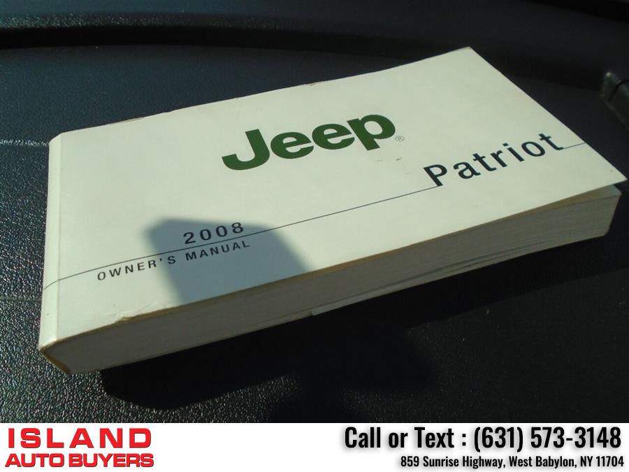 2008 Jeep Patriot Sport 4x4 4dr SUV w/CJ1 Side Airbag Package, available for sale in West Babylon, New York | Island Auto Buyers. West Babylon, New York 2008 Jeep Patriot Sport 4x4 4dr SUV w/CJ1 Side Airbag Package, available for sale in West Babylon, New York | Island Auto Buyers. West Babylon, New York